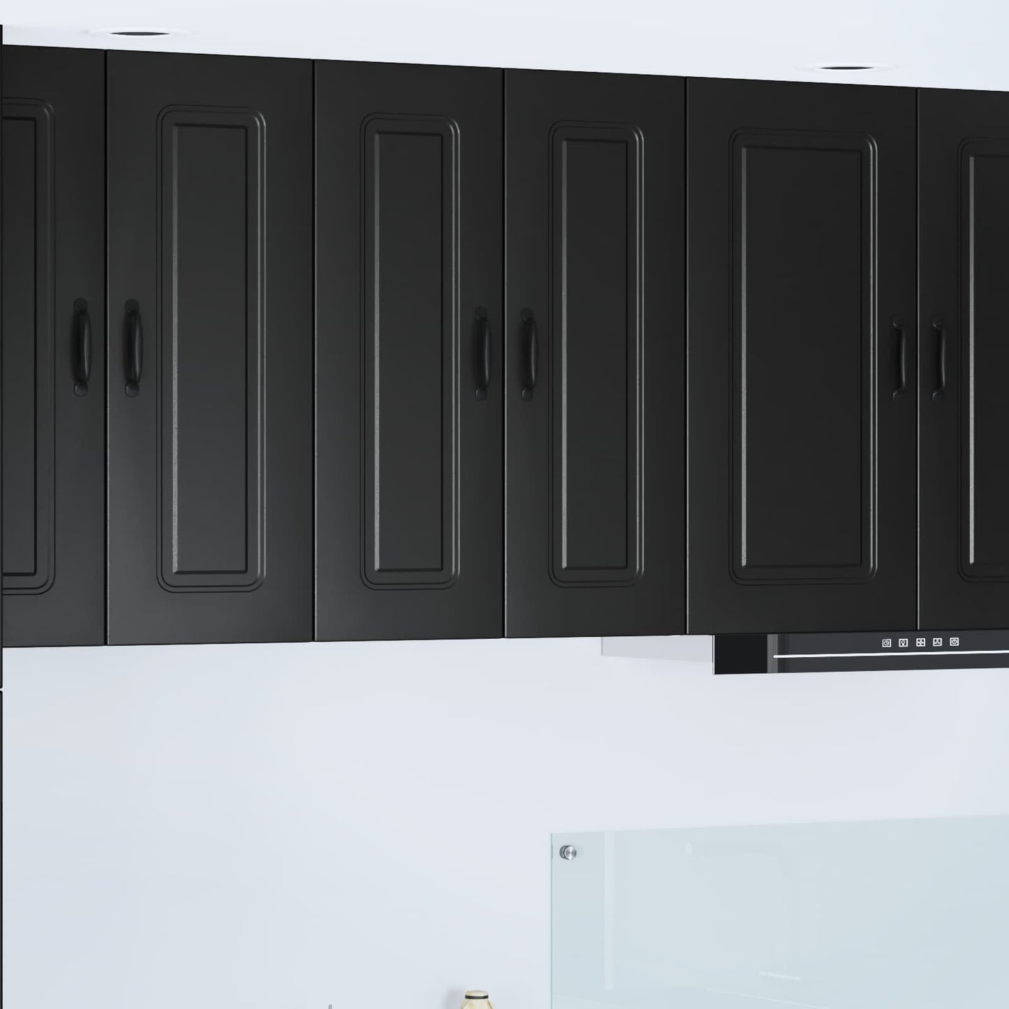 Dishwasher Panel Kalmar 2 pcs Black 30 x 31 x 80 cm