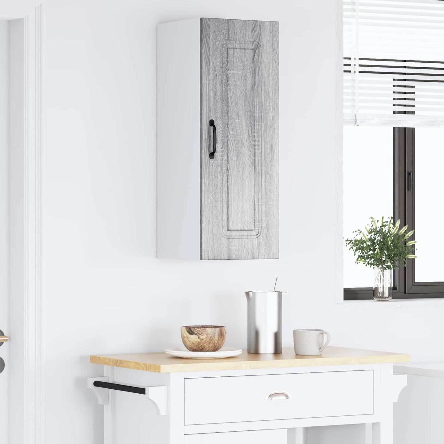 Dishwasher Panel Kalmar Grey Sonoma 30 x 31 x 80 cm