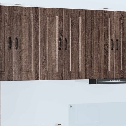 Dishwasher Panel Kalmar Brown Oak 30 x 31 x 80 cm