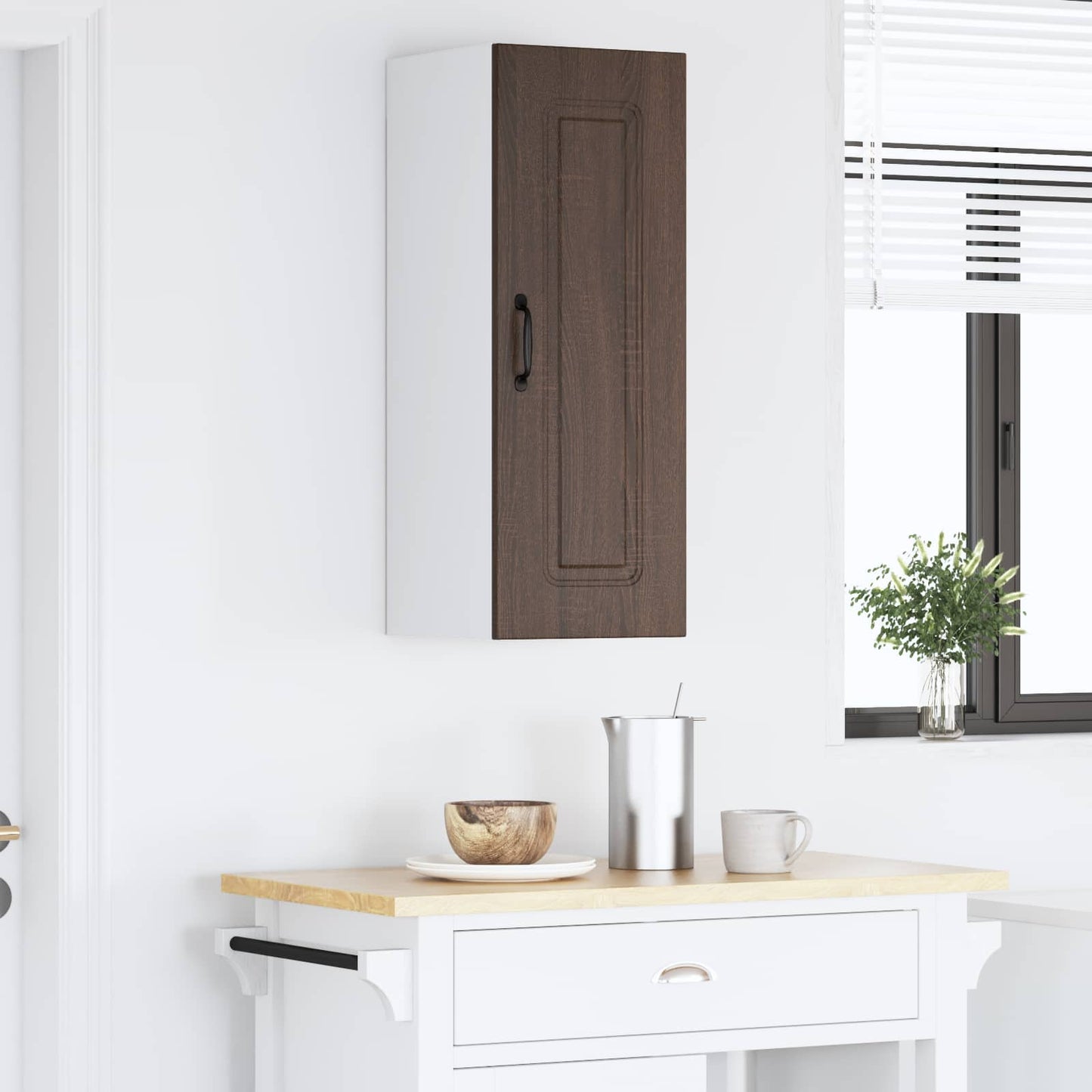 Dishwasher Panel Kalmar Brown Oak 30 x 31 x 80 cm