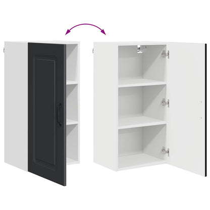 Dishwasher Panel Kalmar Black 40 x 31 x 80 cm Engineered Wood