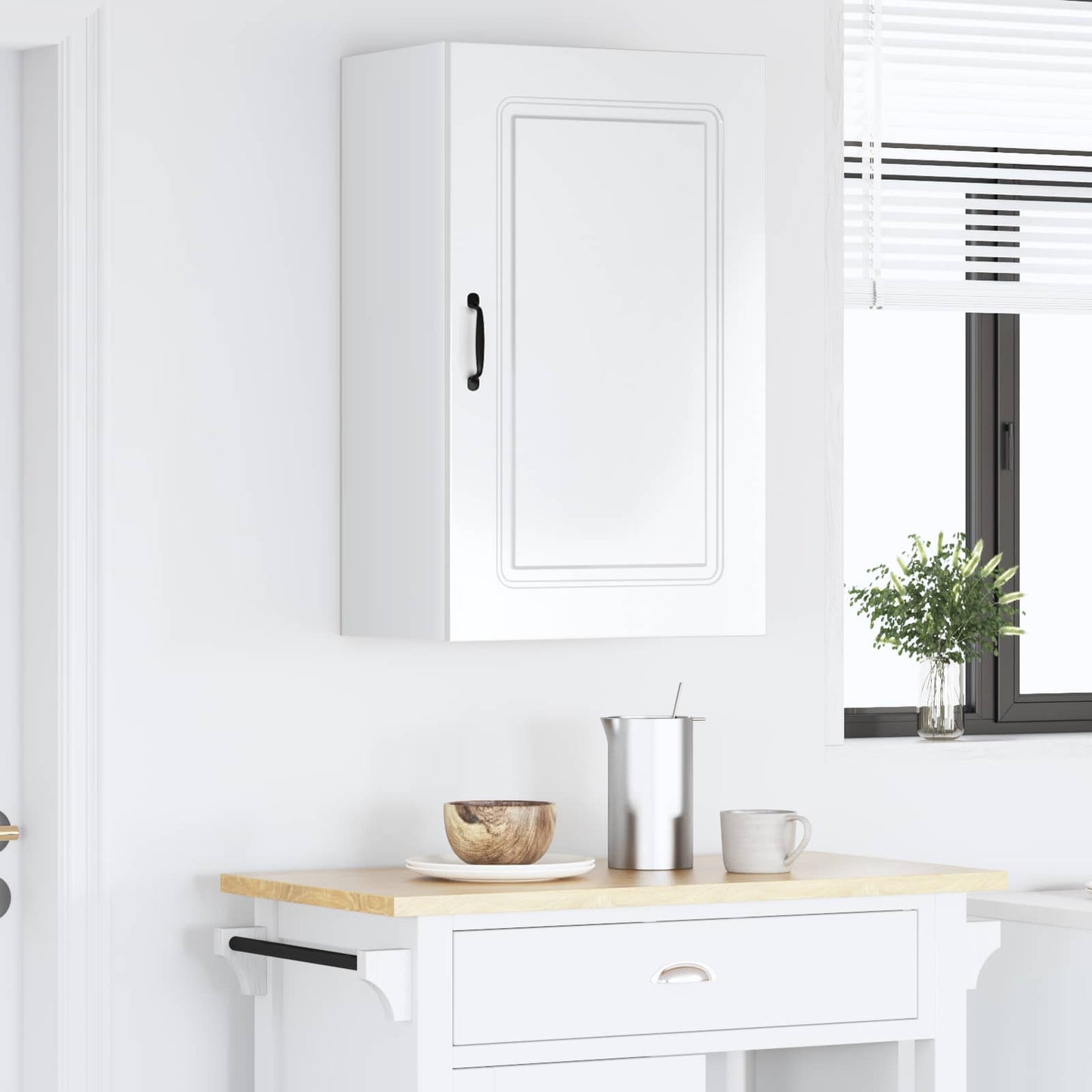 Dishwasher Panel Kalmar High Gloss White 50 x 31 x 80 cm
