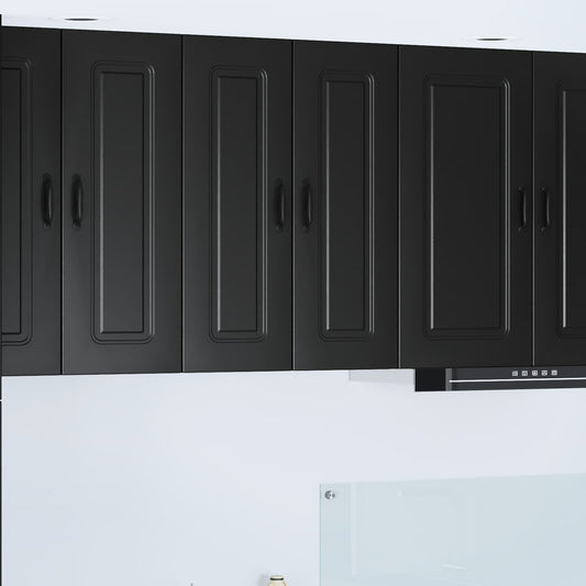 Dishwasher Panel Kalmar Black 60 x 31 x 80 cm Engineered Wood