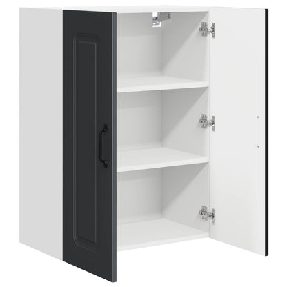 Dishwasher Panel Kalmar Black 60 x 31 x 80 cm Engineered Wood