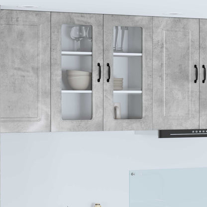 Dishwasher Panel Kalmar Concrete Grey 80 x 31 x 80 cm