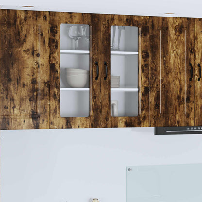 Dishwasher Panel Kalmar Smoked Oak 80 x 31 x 80 cm