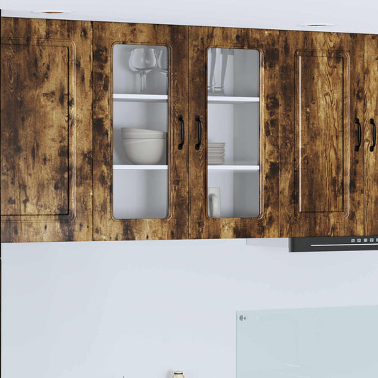 Dishwasher Panel Kalmar Smoked Oak 80 x 31 x 80 cm