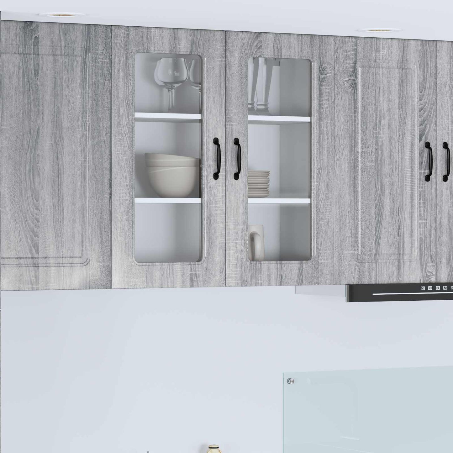 Dishwasher Panel Kalmar Grey Sonoma 80 x 31 x 80 cm