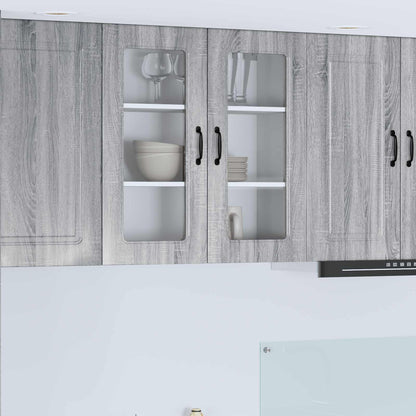 Dishwasher Panel Kalmar Grey Sonoma 80 x 31 x 80 cm