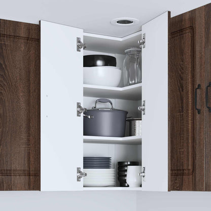 Dishwasher Panel Kalmar Brown Oak 57 x 57 x 80 cm