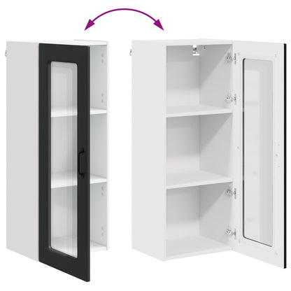 Dishwasher Panel Kalmar Black 40 x 31 x 100 cm Engineered Wood