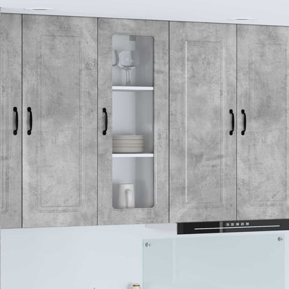 Dishwasher Panel Kalmar Concrete Grey 40 x 31 x 100 cm