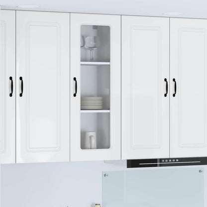 Dishwasher Panel Kalmar High Gloss White 40 x 31 x 100 cm