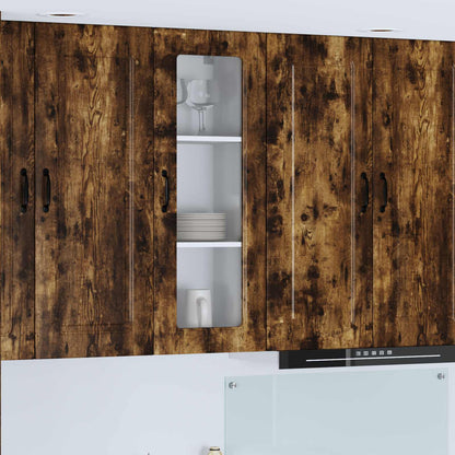 Dishwasher Panel Kalmar Smoked Oak 40 x 31 x 100 cm