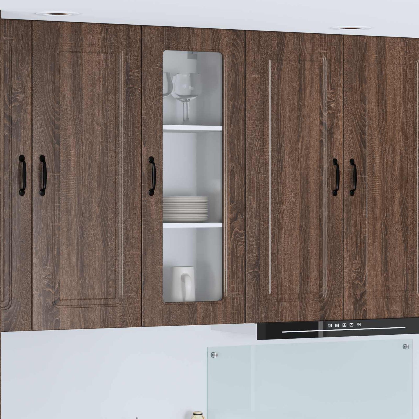 Dishwasher Panel Kalmar Brown Oak 40 x 31 x 100 cm