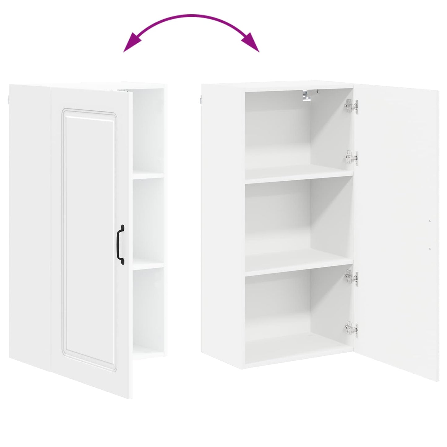 Dishwasher Panel Kalmar White 50 x 31 x 100 cm Engineered Wood