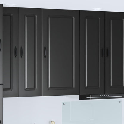 Dishwasher Panel Kalmar Black 50 x 31 x 100 cm Engineered Wood