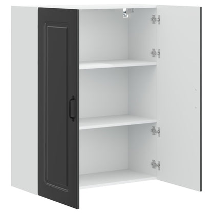 Dishwasher Panel Kalmar Black 80 x 31 x 100 cm Engineered Wood