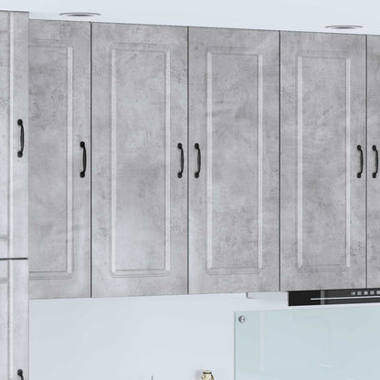 Dishwasher Panel Kalmar Concrete Grey 80 x 31 x 100 cm