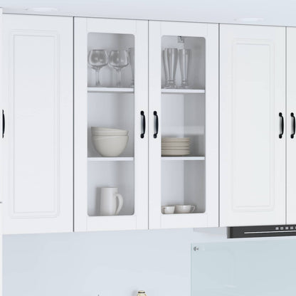 Dishwasher Panel Kalmar White 80 x 31 x 100 cm Engineered Wood