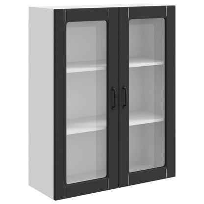 Dishwasher Panel Kalmar Black 80 x 31 x 100 cm Engineered Wood