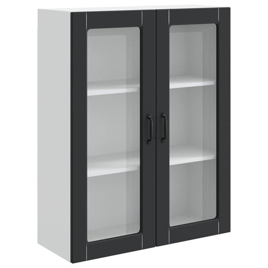 Dishwasher Panel Kalmar Black 80 x 31 x 100 cm Engineered Wood