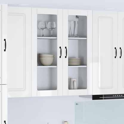Dishwasher Panel Kalmar High Gloss White 80 x 31 x 100 cm