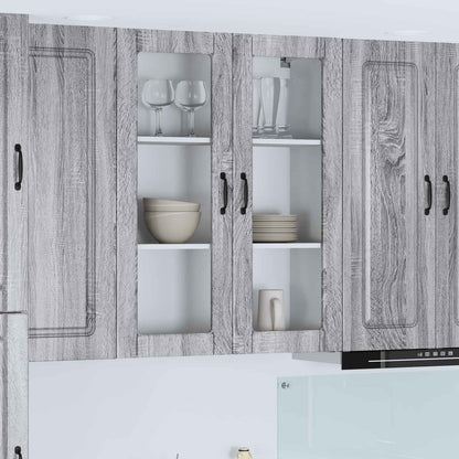 Dishwasher Panel Kalmar Grey Sonoma 80 x 31 x 100 cm