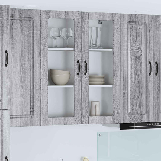 Dishwasher Panel Kalmar Grey Sonoma 80 x 31 x 100 cm