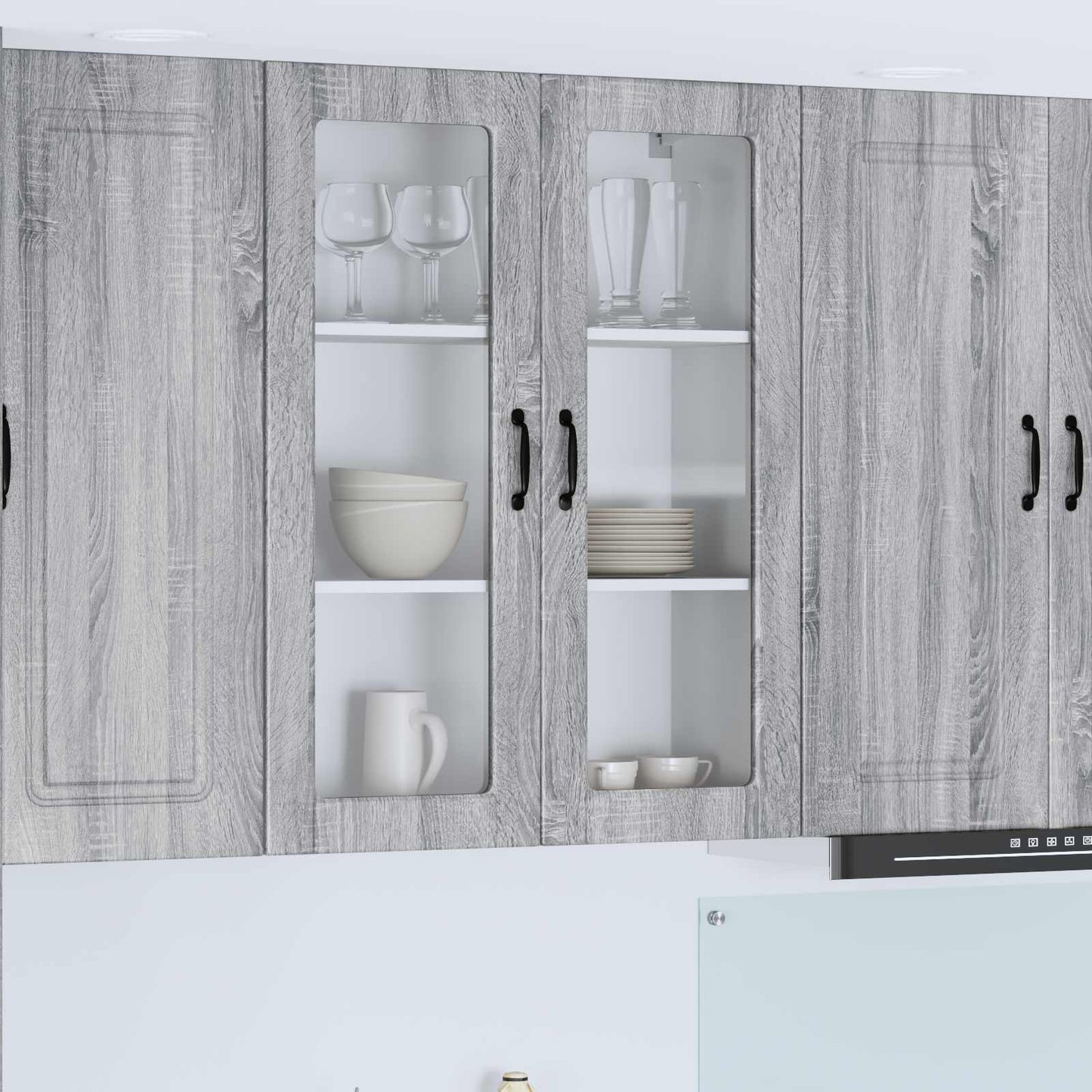 Dishwasher Panel Kalmar Grey Sonoma 80 x 31 x 100 cm