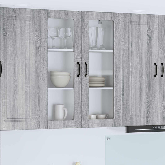 Dishwasher Panel Kalmar Grey Sonoma 80 x 31 x 100 cm