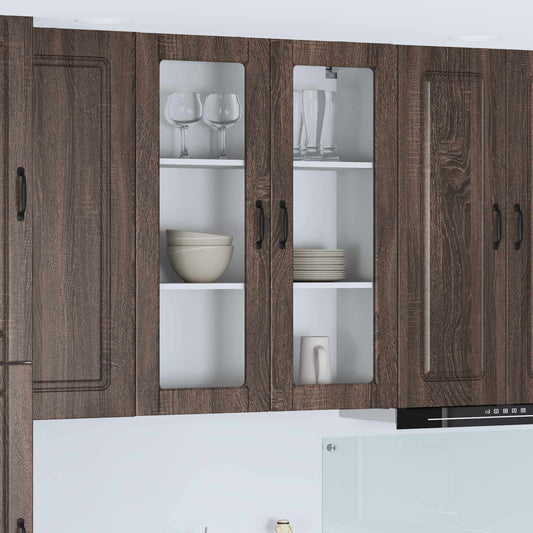 Dishwasher Panel Kalmar Brown Oak 80 x 31 x 100 cm