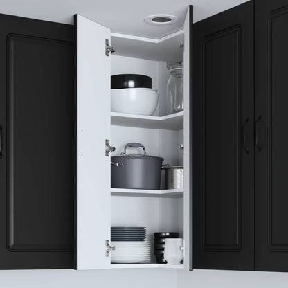 Dishwasher Panel Kalmar Black 57 x 57 x 100 cm Engineered Wood