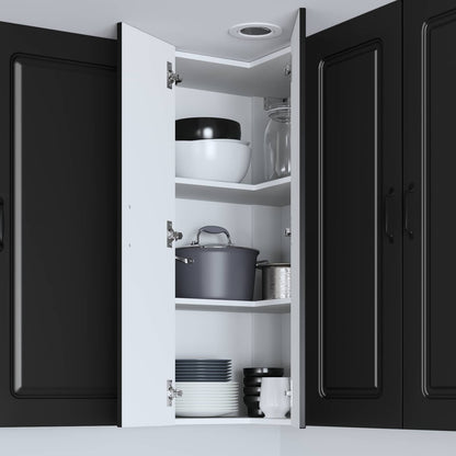 Dishwasher Panel Kalmar Black 57 x 57 x 100 cm Engineered Wood