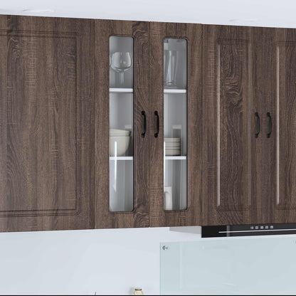 Dishwasher Panel Kalmar Brown Oak 60 x 31 x 100 cm