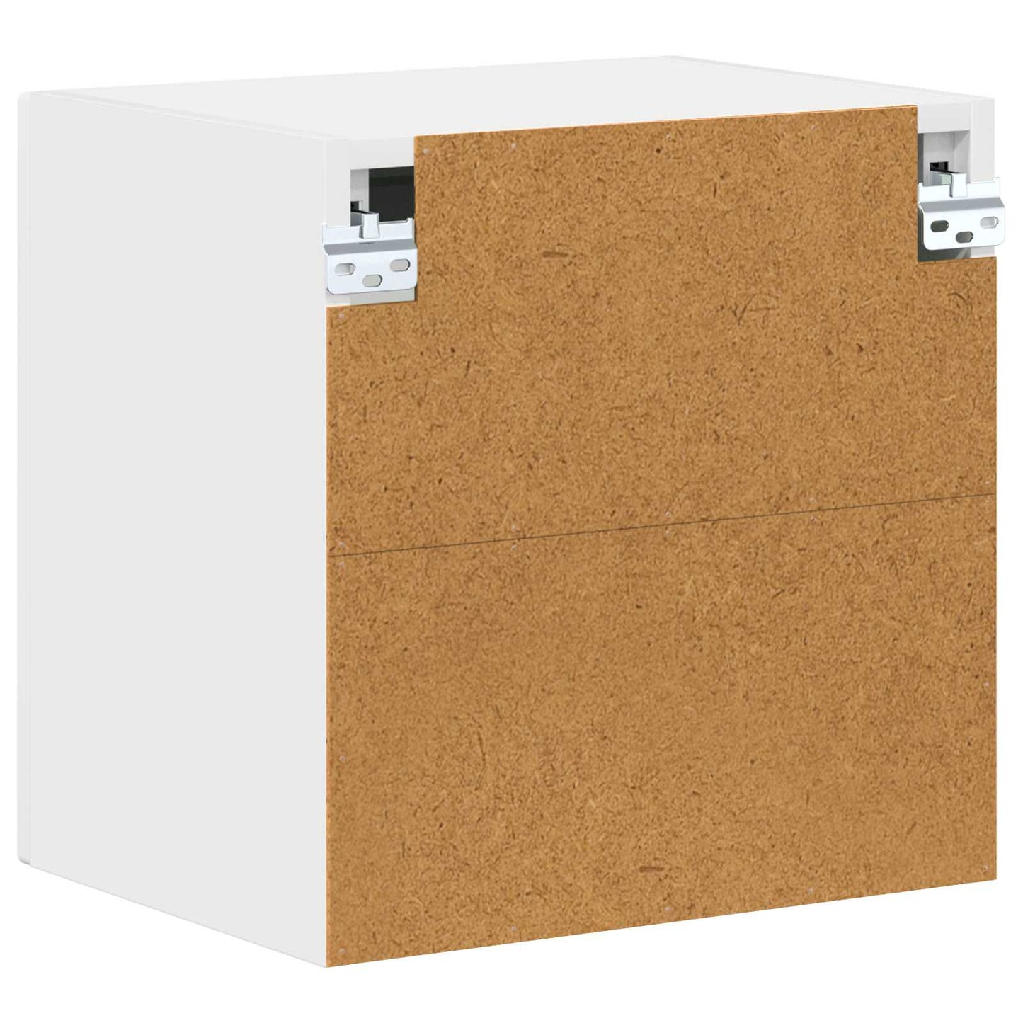 Wall Glass Cabinet LUCCA White 40 x 31 x 40 cm Engineered Wood
