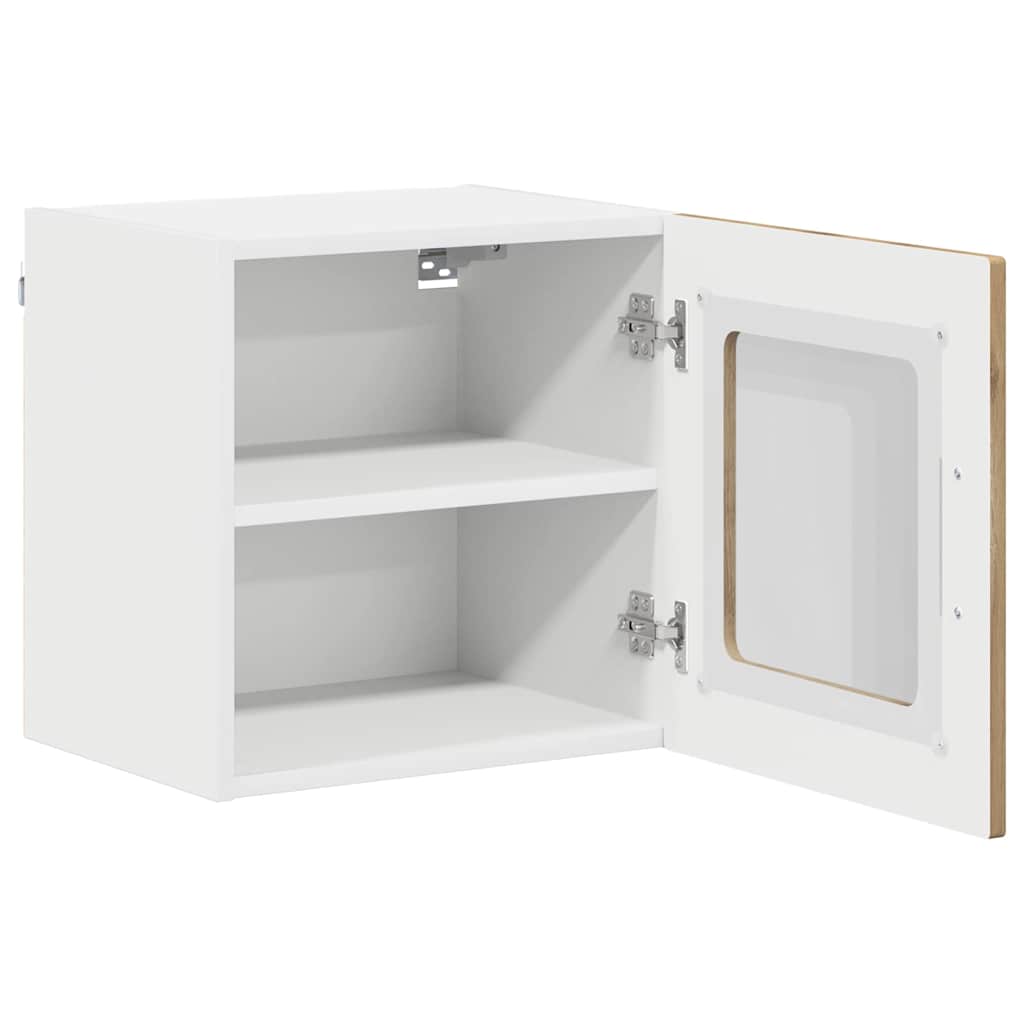 Wall Glass Cabinet LUCCA Artisan Oak 40 x 31 x 40 cm