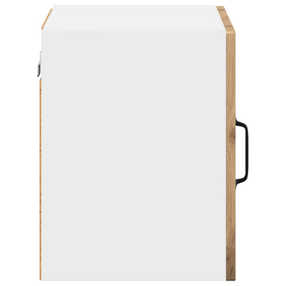 Wall Glass Cabinet LUCCA 2 pcs Artisan Oak 40 x 31 x 40 cm