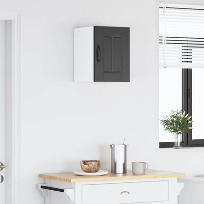Wall Cabinet LUCCA Black 30 x 31 x 40 cm Engineered Wood