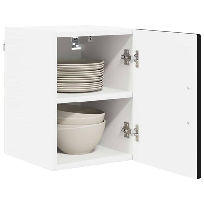Wall Cabinet LUCCA Black 30 x 31 x 40 cm Engineered Wood
