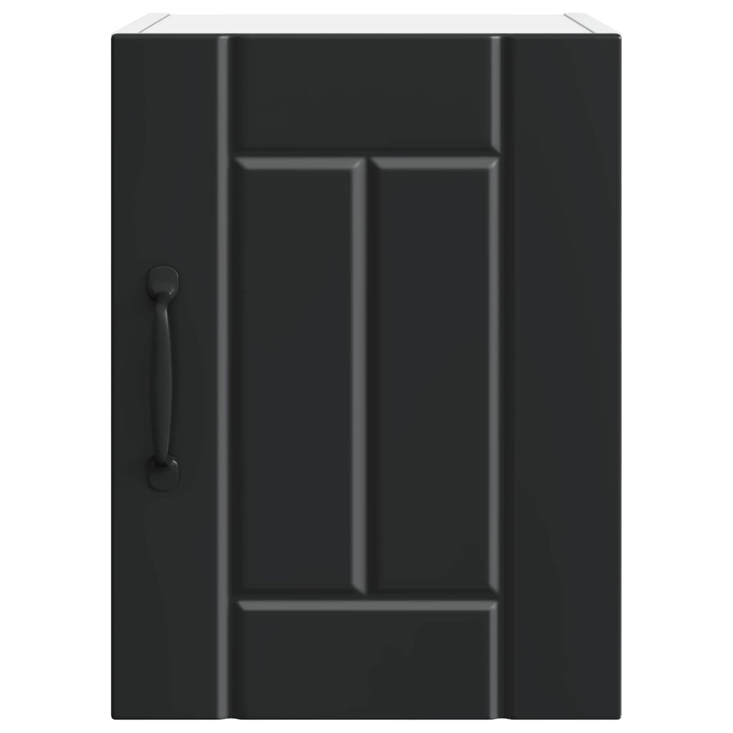 Wall Cabinet LUCCA 2 pcs Black Engineered Wood