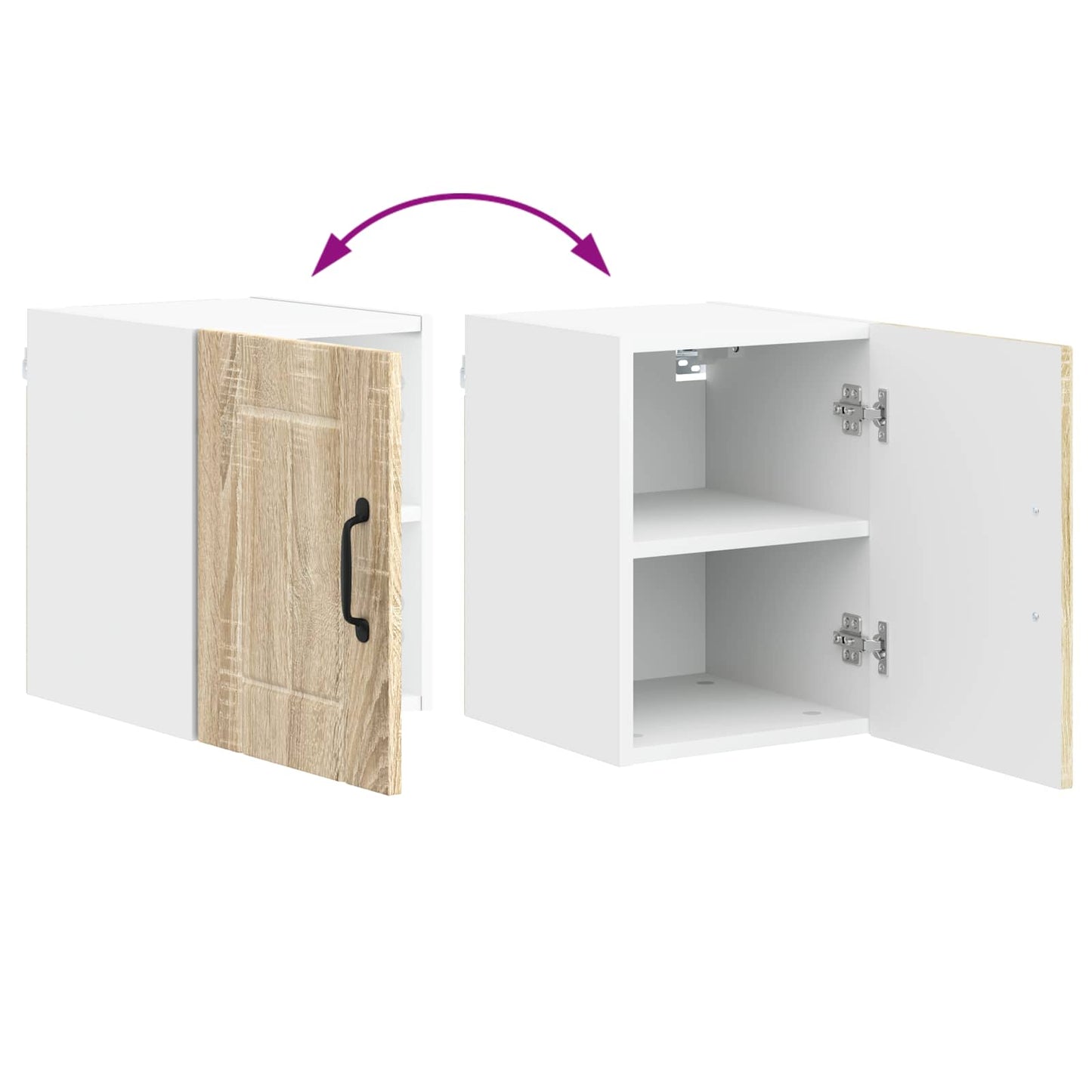 Wall Cabinet LUCCA Sonoma Oak 30 x 31 x 40 cm Engineered Wood