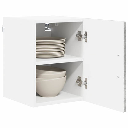 Wall Cabinet LUCCA 2 pcs Concrete Grey 30 x 31 x 40 cm
