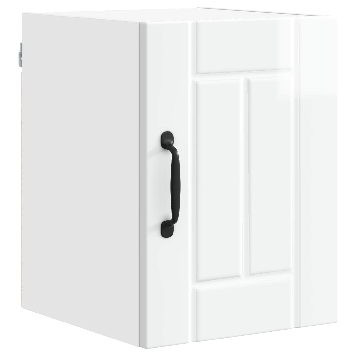 Wall Cabinet LUCCA 2 pcs High Gloss White Engineered Wood