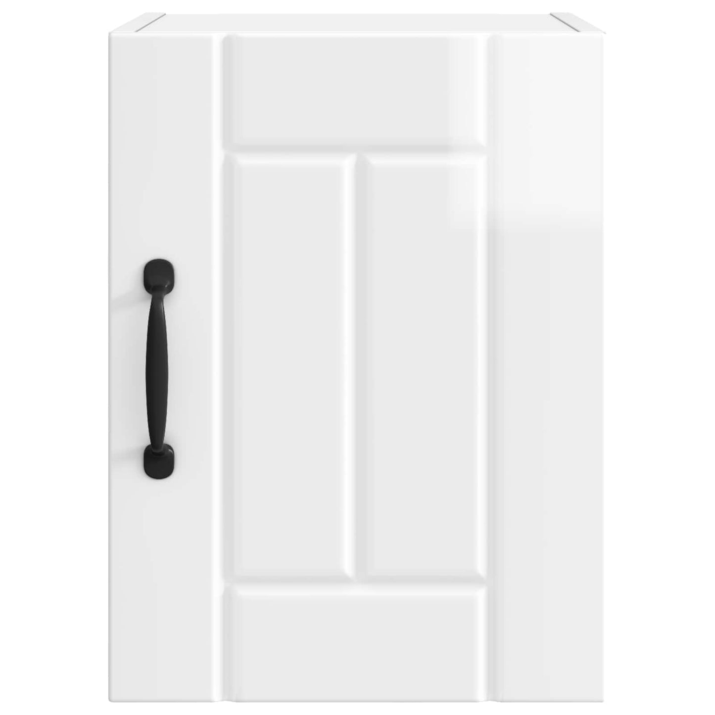 Wall Cabinet LUCCA 2 pcs High Gloss White Engineered Wood