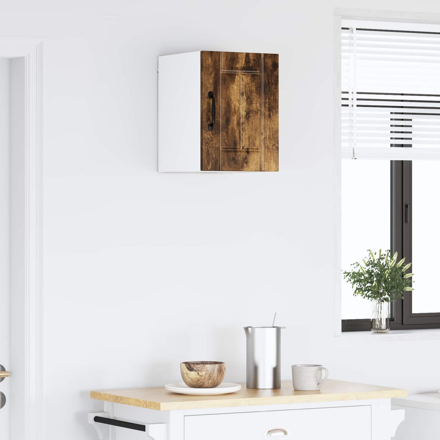 Wall Cabinet LUCCA Smoked Oak 30 x 31 x 40 cm Engineered Wood