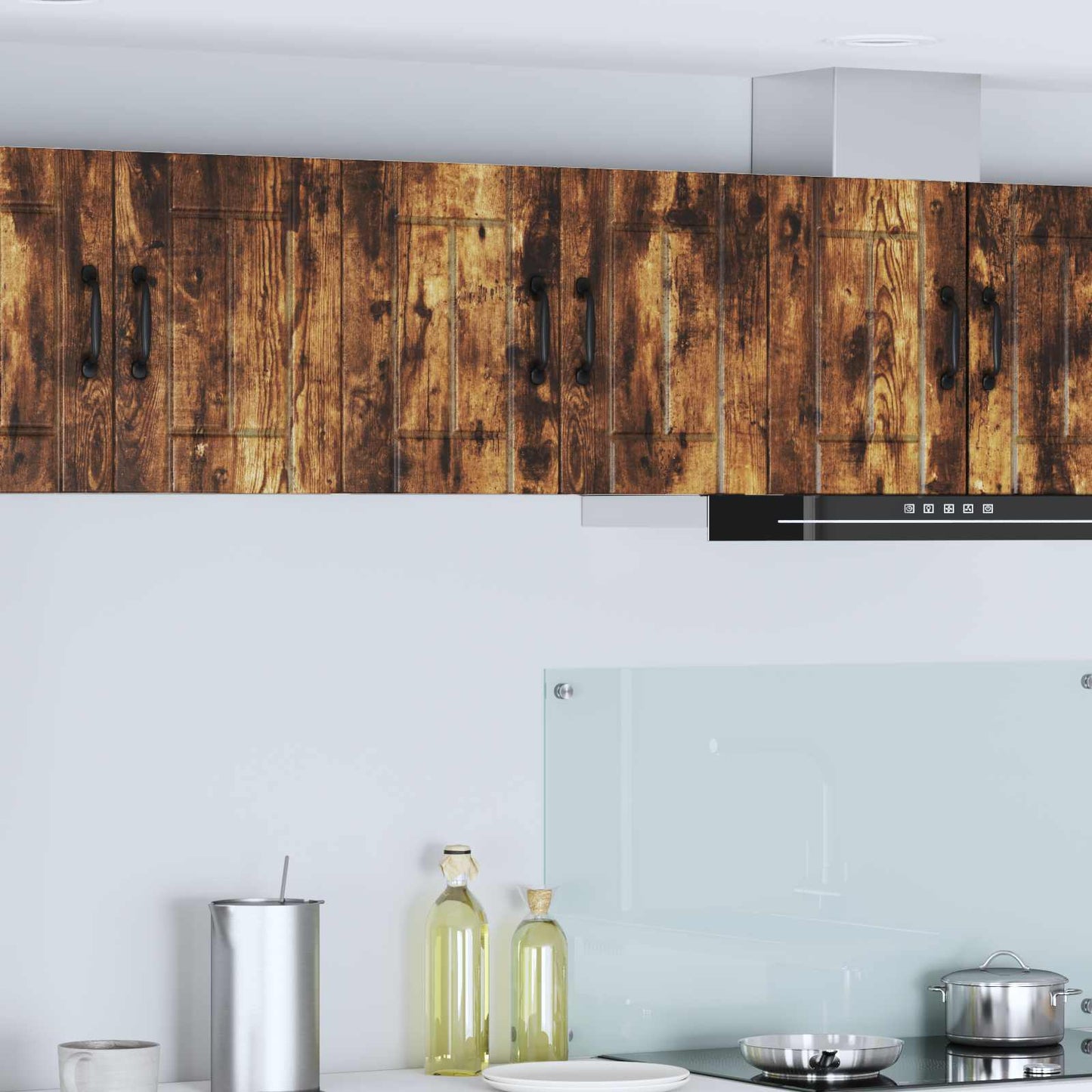 Wall Cabinet LUCCA 2 pcs Smoked Oak 30 x 31 x 40 cm