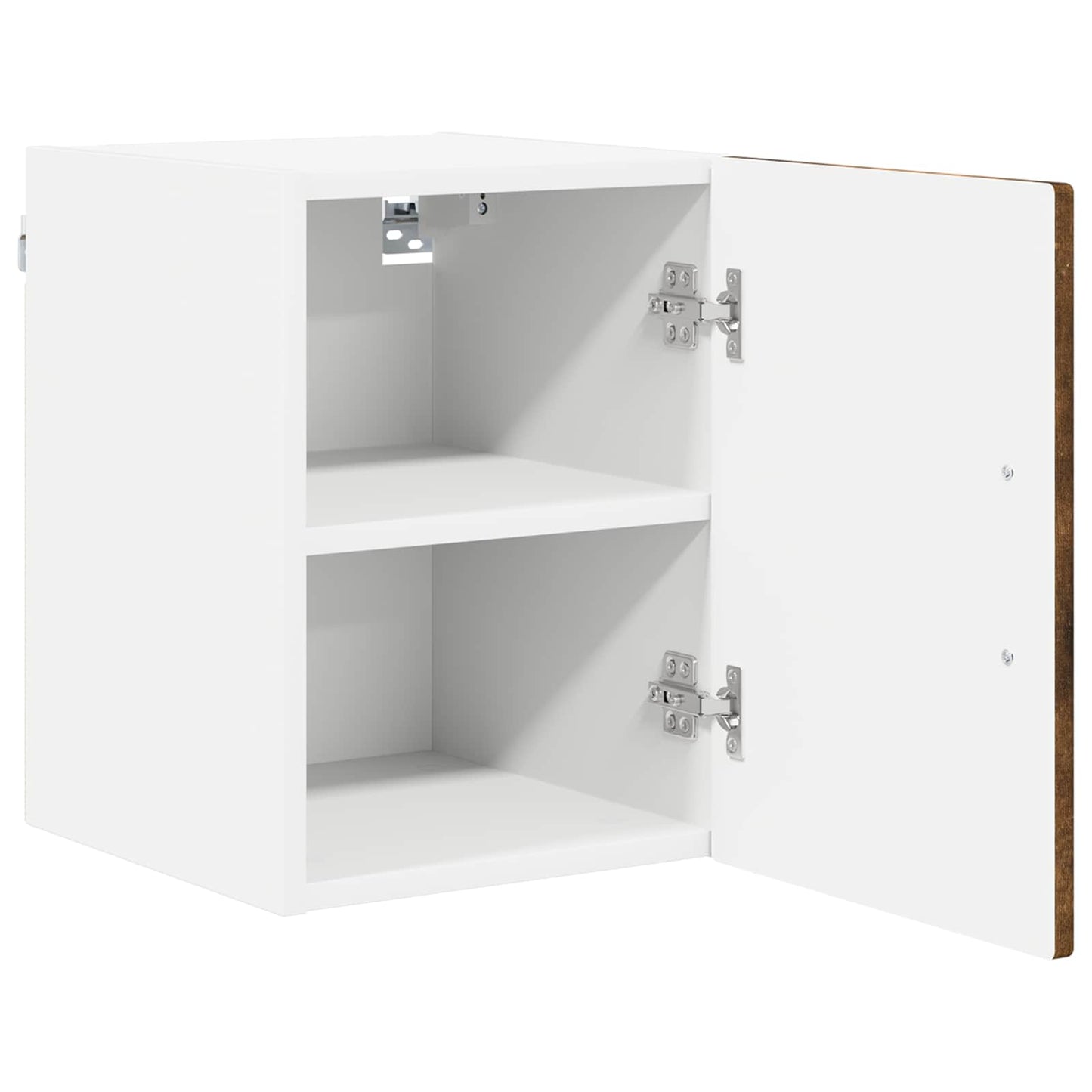 Wall Cabinet LUCCA 2 pcs Smoked Oak Engineered Wood