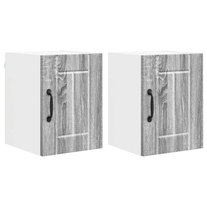 Wall Cabinet LUCCA 2 pcs Grey Sonoma 30 x 31 x 40 cm
