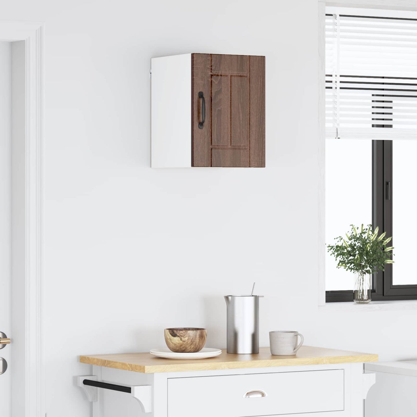Wall Cabinet LUCCA Brown Oak 30 x 31 x 40 cm Engineered Wood